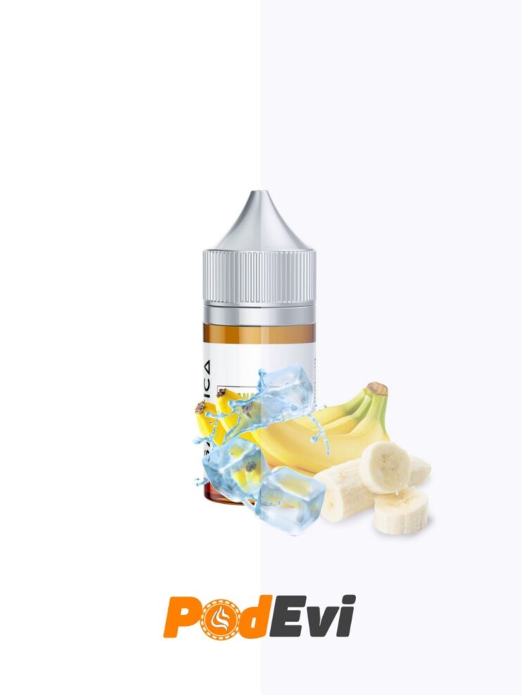 SALTICA Banana ICE SALT Likit 30 ML Sipariş Ver - PodEvi