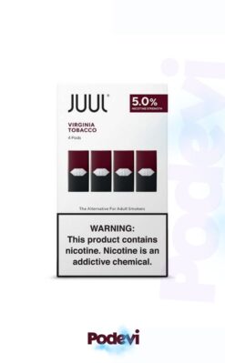 Juul Virginia Tobacco USA %5 Pod 4'lü Kartuş - PodEvi